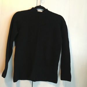 WILFRED by ARITZIA wool open back mock neck MEDIUM